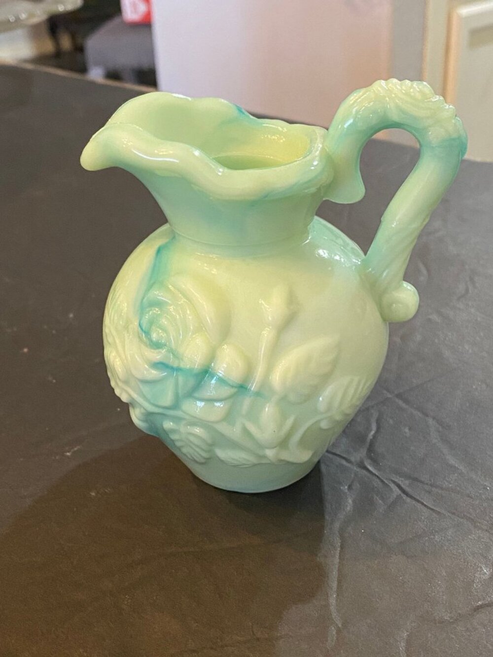 Avon Jadeite Pitcher Bath Oil Decanter. No stopper, no bowl